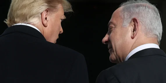 PolitcalScene-TrumpandNetanyahu-WNYC